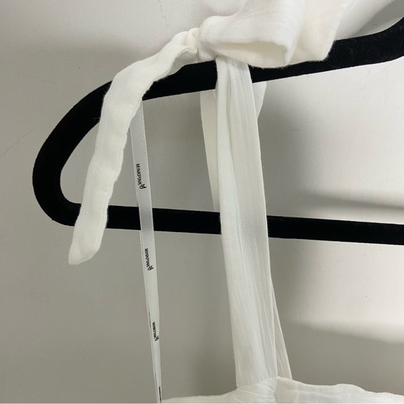 NWOT MINK PINK Ruched White Mini Dress | XS - Picture 4 of 9